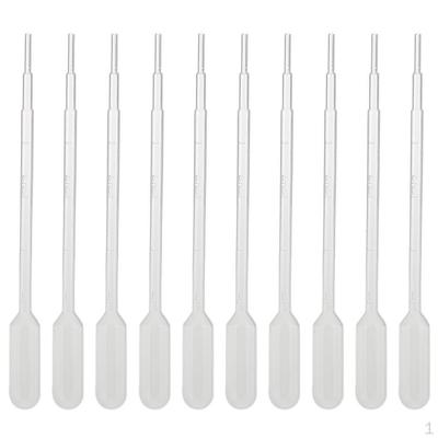 Disposable Eye Dropper Transfer Graduated Pipettes 1ml 2ml 3ml 5ml 10ml Pack of 10pcs -