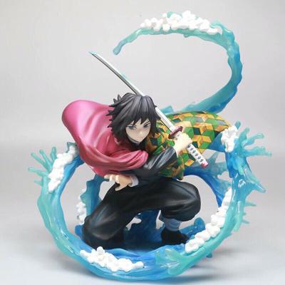 Anime postava zabijáka démonů Kimetsu no Yaiba Giyuu Socha Tomioka Model Dárková krabička