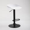 Sgabello da Bar Scandinavo Regolabile - Sedia Girevole Commerciale con Poggiapiedi - Sgabello da Bancone Moderno Minimalista per Casa&Negozio - Pelle PU