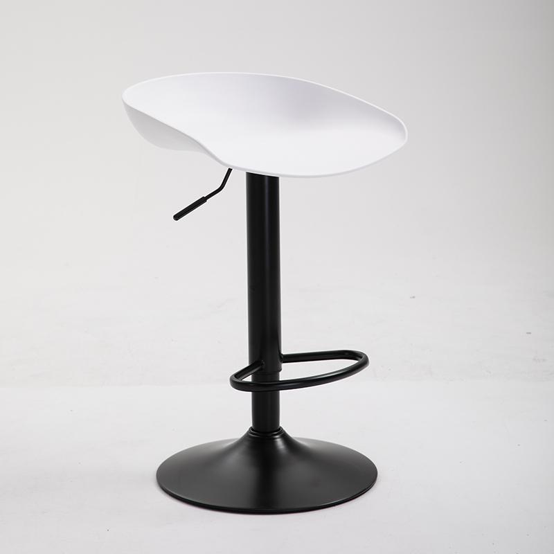Sgabello da Bar Scandinavo Regolabile - Sedia Girevole Commerciale con Poggiapiedi - Sgabello da Bancone Moderno Minimalista per Casa&Negozio - Pelle PU