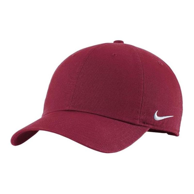 

Nike 100% Cotton, Polyester Baseball Caps Unisex Burgundy Casual 102699-610 F бордовый