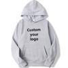 Men and Women DIY10 Printed Hooded Sweatshirt Loose Pullover Spring Autumn Winter Cotton Customize your logo Hoodie (S-4XL)