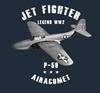 WWII US Air Force P59 Airacomet Jet Fighter T Shirt New 100 Cotton Short Sleeve ONeck Casual Tshirts Size S3XL