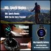 New Military Outdoor Dual-Band GPS Track Smartwatch Men Bluetooth Call Compass Swimming Grade 5ATM Waterproof Smart Watches