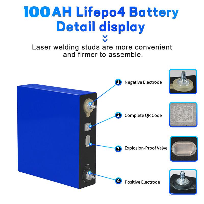 120AH Lithium-ion Battery Solar CATL Lifepo4 3.2V, 4000 Cycles