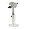 Boat Seat Pedestal Aluminum Alloy 360 Degree Swivel 335 to 490mm Adjustable Height Pedestal for RV Yacht Marine