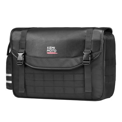 KEMIMOTO Motorcycle Side Bag 15L Motorcycle Saddle Bag Rebel 250 General Purpose Side Bag Water Repellent Drink Holder Included Metal Rust Proof Small
