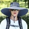 Sun Hat Men's Summer Outdoor Cycling Fishing Casual Men's and Women's Hats Mountaineering Sun Protection Breathable Big Eaves Bucket Hat