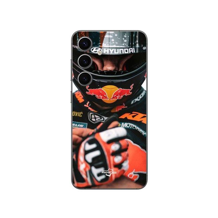 Coque de téléphone - MANIACASE - Samsung Galaxy S24 PLUS - Silicone TPU - MOTO GP PODIUM KTM - Noir