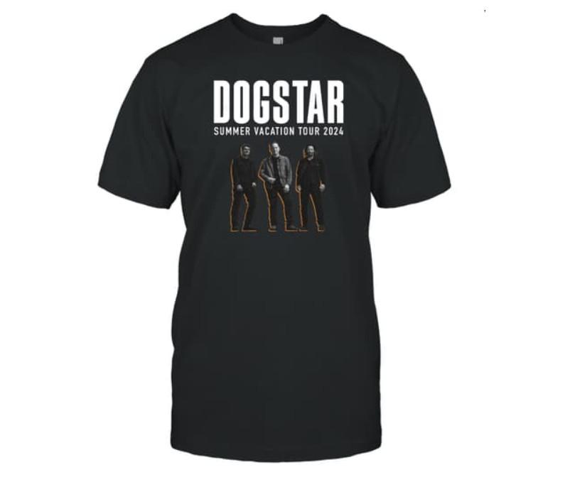 Dogstar Summer Vaction US Tour 2024 Shirt Dogstar Band Fan Shirt Unisex T-Shirt S