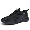 Large size men's shoes summer fly-woven hollow casual shoes breathable shoes men's running shoes sports shoes mesh shoes