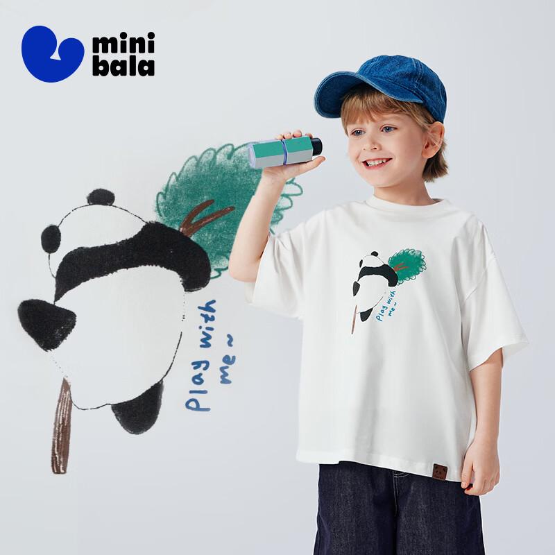 Minibala Breathable Quick-Dry Cartoon Short Sleeve T-Shirt
