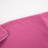 Damen S Rosa Kragen Fleece Cardigan Sweatshirt Locker Langarm