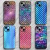 Mermaid Fish Scales Phone Case For iPhone 17 16 15 14 13 12 PRO MAX PLUS Mini TPU Soft To Skin-friendly Case