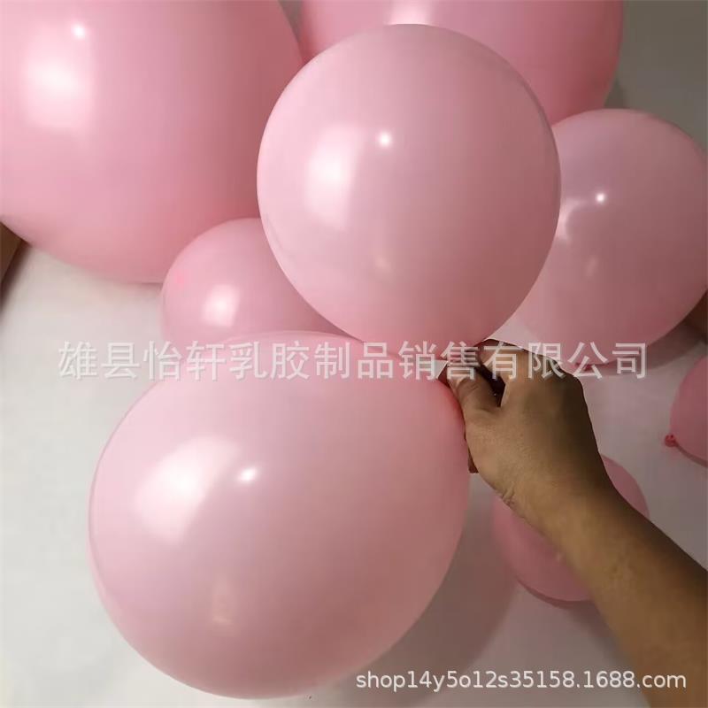 Soft Pink Matte Balloons In 5, 10, 12, 18, 36 Inch Sizes for Decoration, Flesh Pink Series