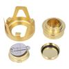 Portable Mini Picnic Stove Brass Spirit Burner for Outdoor Camping Hiking Backpacking BBQ