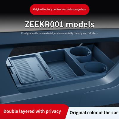 Adecuado para Zeekr 001 Caja de Almacenamiento Debajo de la Consola Central Caja del Reposabrazos Caja de Almacenamiento Caja de Almacenamiento Suministros para Automóviles Accesorios Modificados