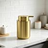 Stainless Steel Liquid Soap Dispenser Easy to Press Refillable Lotions Dispenser Bathroom Accessories Liquid Container