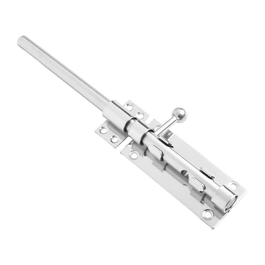 Chrome Door Latch Bathroom Door Lock DIY Installation 360° Installation Brushed Nickle Finish Extra Security For Bathroom