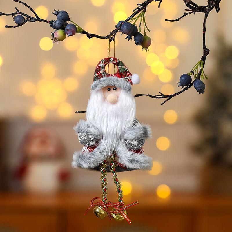 Cross-Border Small Santa Christmas Ornaments - Tree Accessories and Cloth Art Gifts