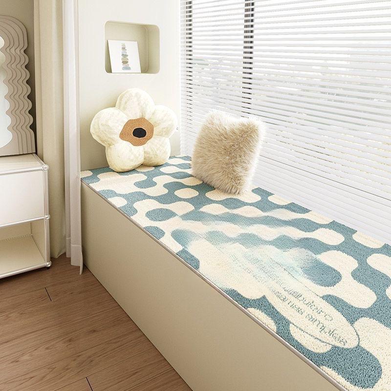 

Подушка для окна, подушка для выступа, стиль Ins, плюшевые татами, подушки для спальни, балкона, подушка, ковер 40x60cm