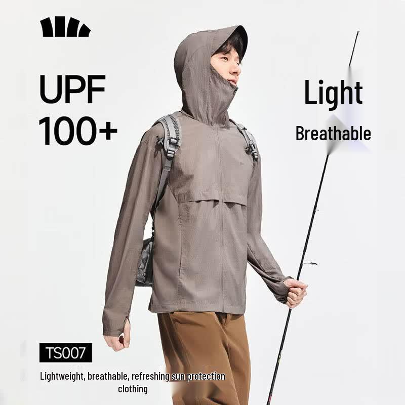 Beneunder Men s Lightweight Water-Repellent Sun Protection Jacket TS007