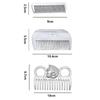 Aluminum Metal Horse Curry Comb Non-Slip Grooming Brush for Pony Coat Cleaning Equestrian Stable Care Supplies