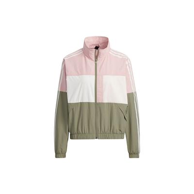 Chaqueta Casual Transpirable Neo Aug Track con Cuello Alto para Mujer Rosa H16263