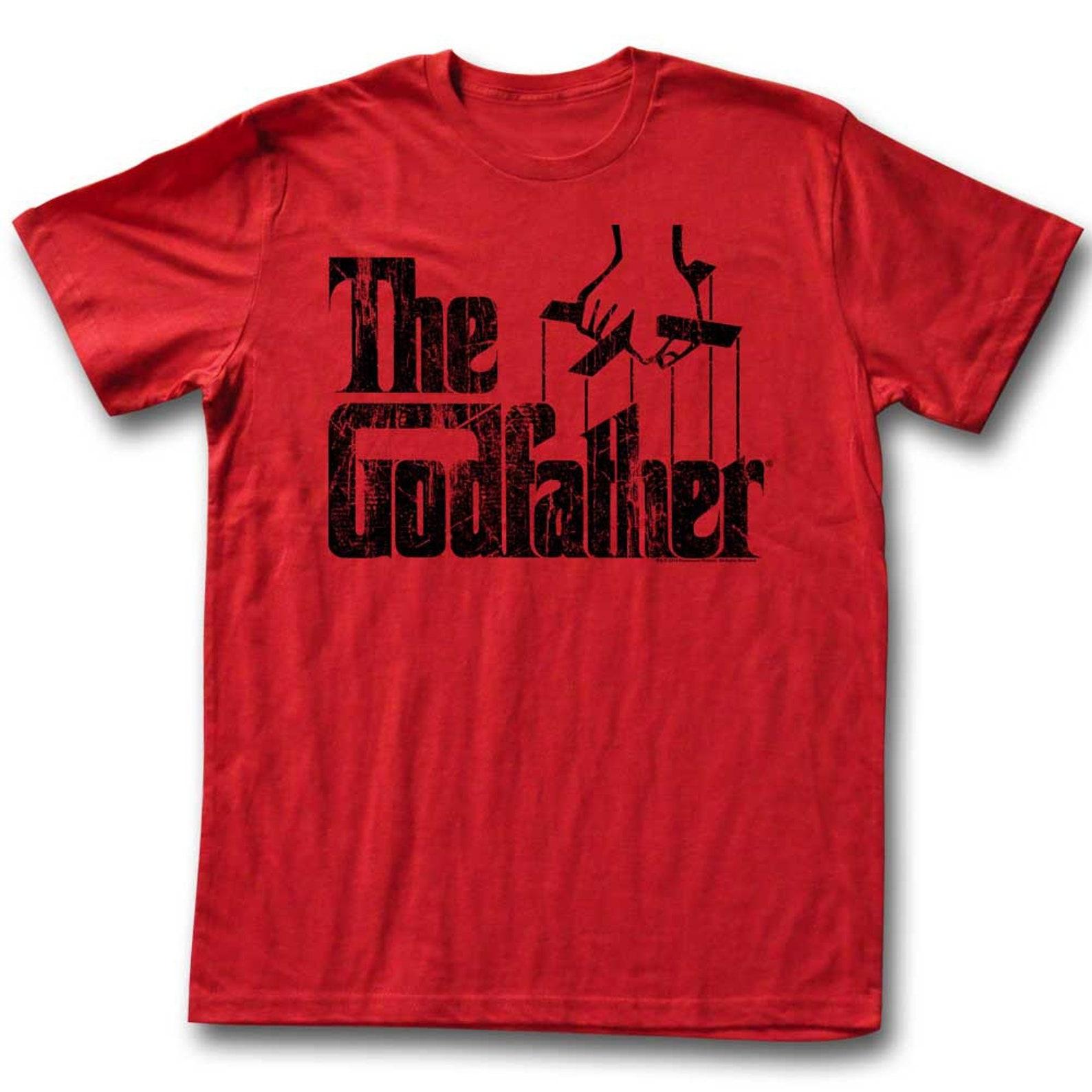 Godfather Logo Black Red Adult T-Shirt M