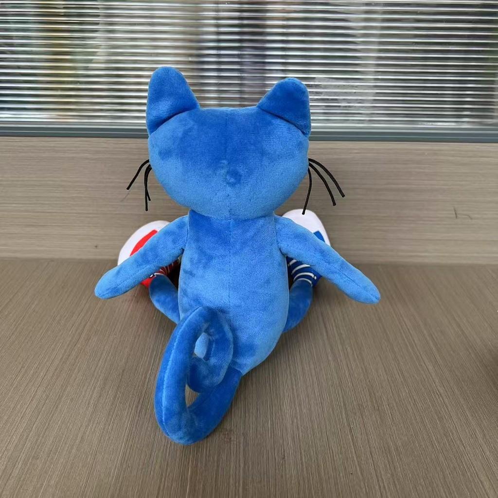Pete The Cat Plush Toy Collection Huggable Blue Cat Yellow Shirt Hand Puppet & Guitar-Playing Buddy Stuffed Toys