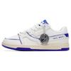 New Anta Life Collection Anti Slip And Wear Resistant Lightweight Low Top Skateboard Shoes Women's White Blue 122248026-3