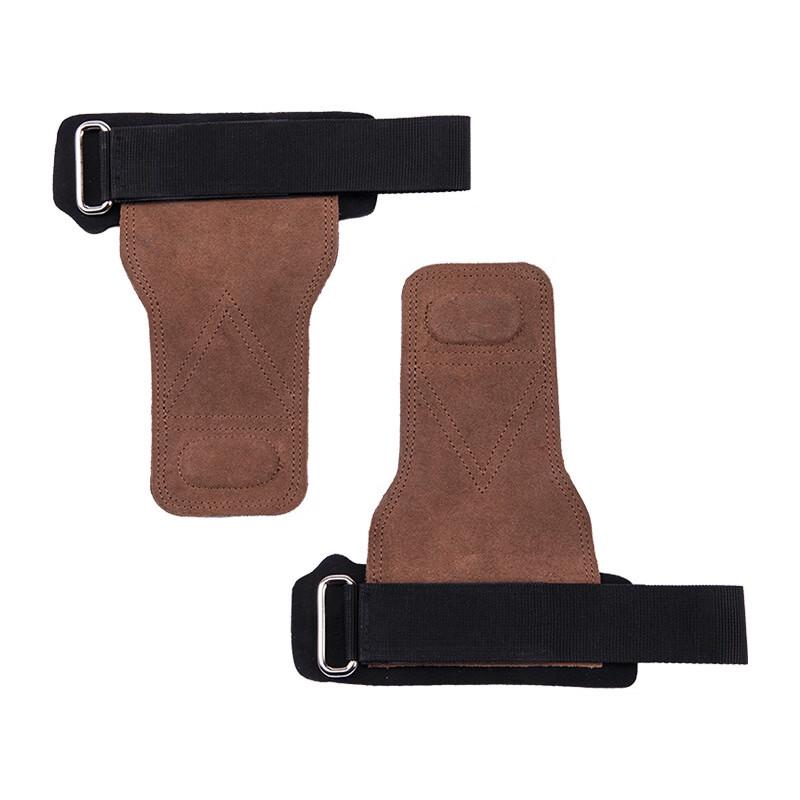 Cowhide Lifting Straps with Wrist Support