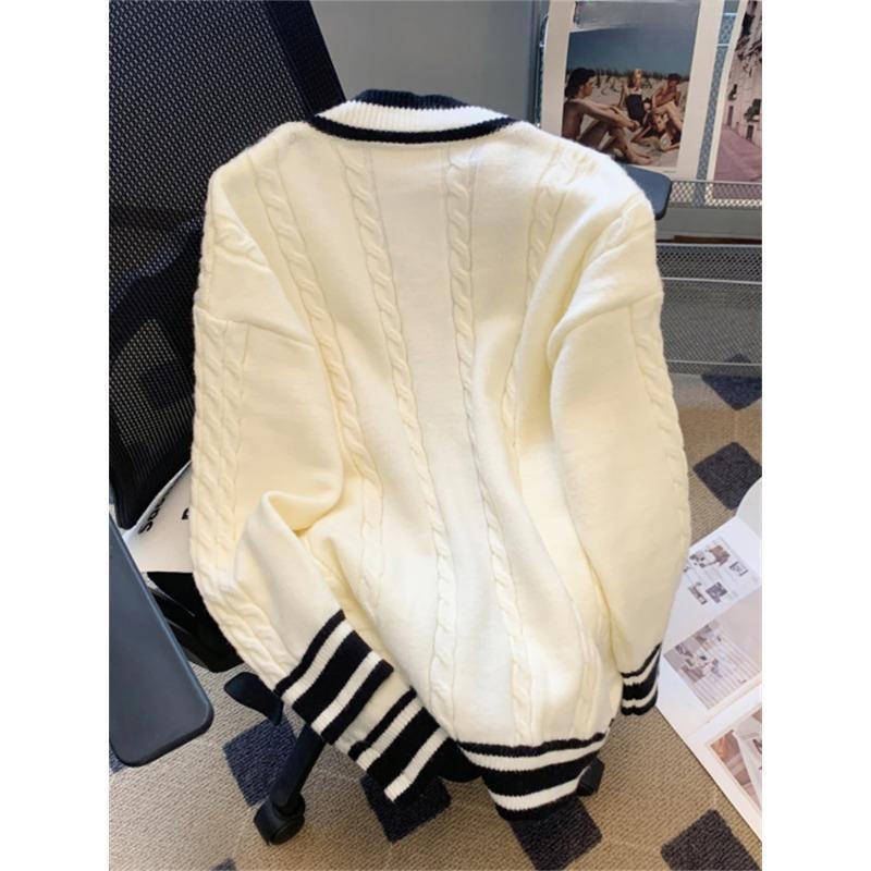 Winter Frauen Pullover Strickjacke Oversize Mädchen Pullover Frau Kaschmir Pullover Tops Langarm Maxi Vintage Y2k Dicke