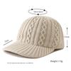 Warm Outdoor Adjustable Hat Snapback Cap Baseball Knitted Color Plain Solid Autumn Winter Designer New Brand Latest Fresh Hats For Women Men Gorras