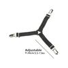 1/4pc Triangle Quilt Fixer Clip Adjustable Elastic Sofa Cushion Quilt Bed Practical Invisible Non-slip Safety Sheet Straps