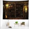 Candle Bookshelf Tapestry Wall Hanging Bohemian Witchcraft Abstract Mysterious Dormitory Bedroom Home Decor