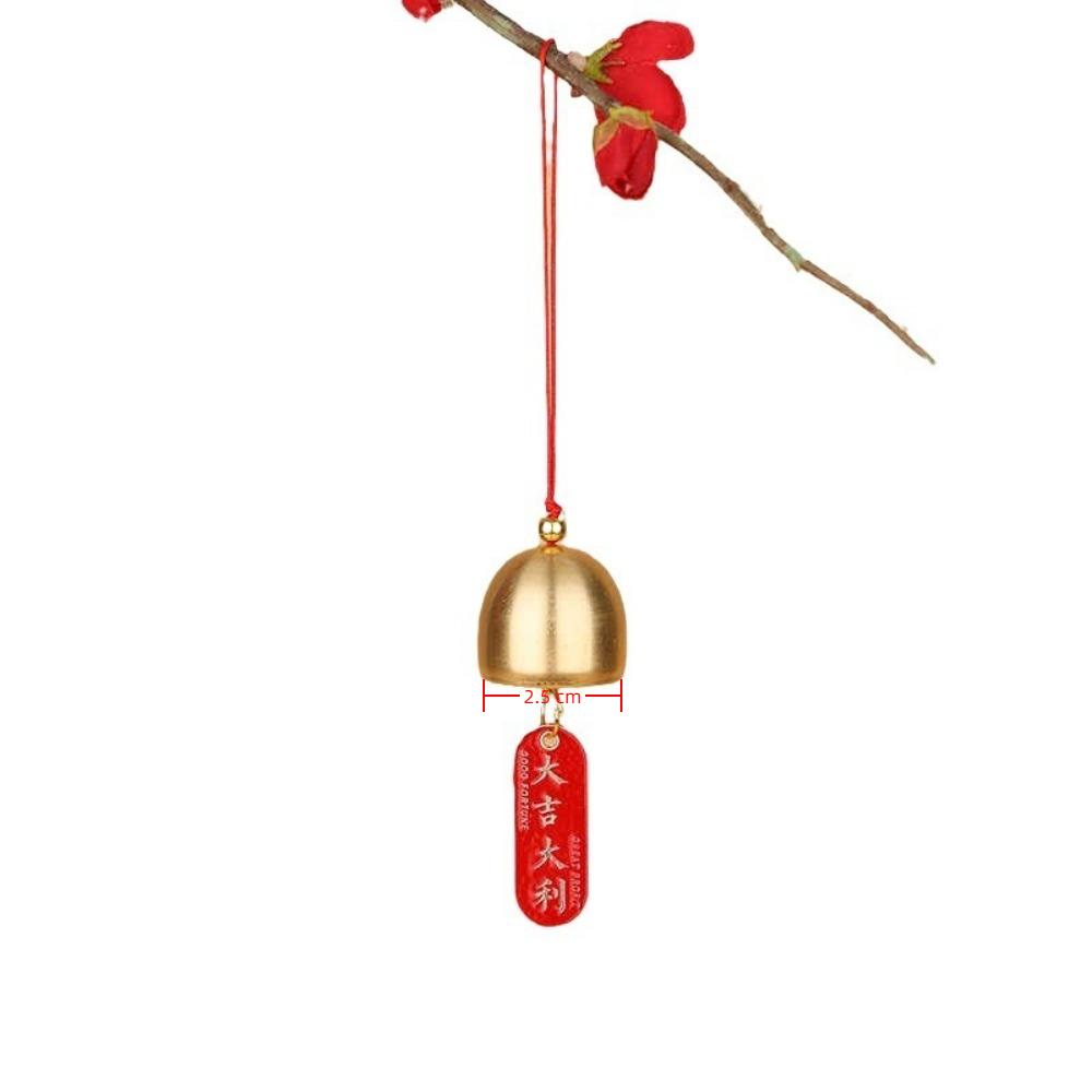 2,8 cm Větrné zvonkohry DIY Měděný zvonek Nový přívěsek na stromek Auto