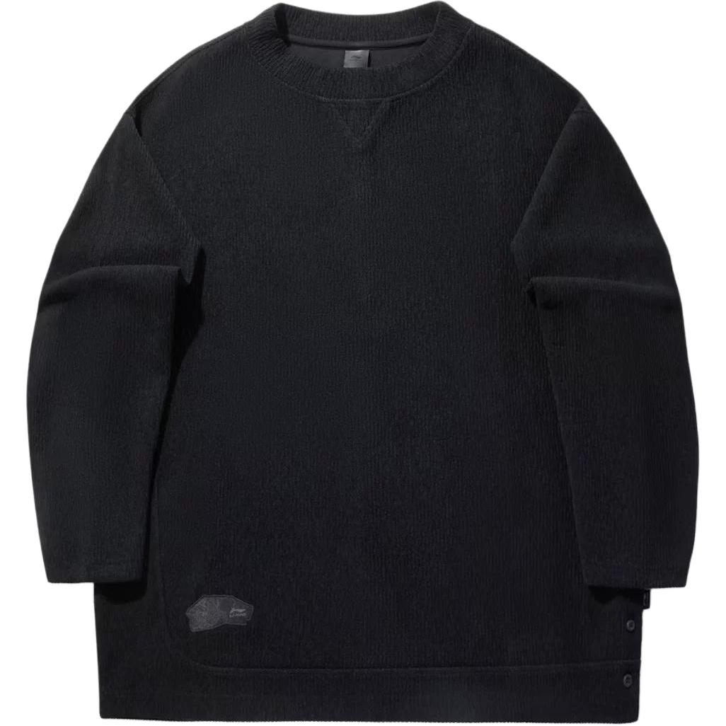 

Li Ning X Джеки Чан Коллаборация Серия Кунг-фу Свободный крой Круглый вырез Повседневный Однотонный Со спущенным плечом Длинный рукав Свитшот AWDVH63-2 M