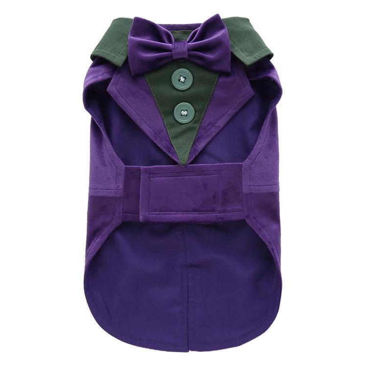 Sesja zdjęciowa Pies Smoking Mały Pies Garnitur Miękki Poliester Pasek Uroczy Zwierzę Ślubne Ubranka dla Szczeniaka Impreza Urodzinowa Prezent