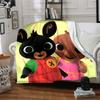 Bing Theme Printed Blanket - Perfect for Couch, Bed, Travel & Outdoor Use | Machine Washable, Cozy & Durable.