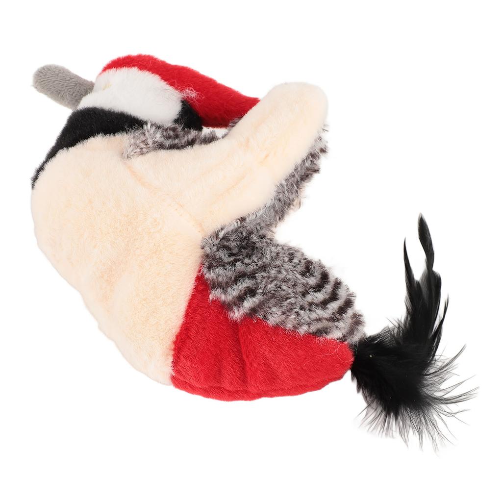Pet Plush Toy Interactive Soft Flapping Bird Squeaky Cat Electric Plush Toy for Home Indoor