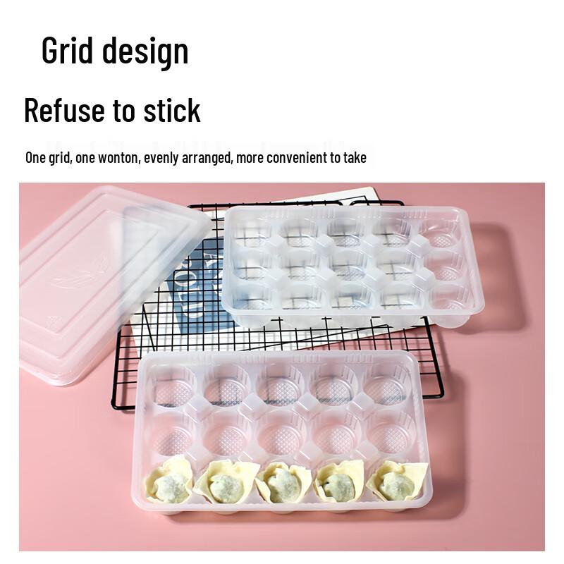 Disposable Dumpling & Wonton Freezer Boxes