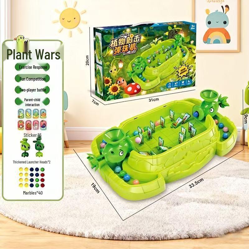 

Plant-Themed Pinball Machine: Double Player Battle Game for Educational Parent-Child Interaction - Children s Toy & Enrollment Gift