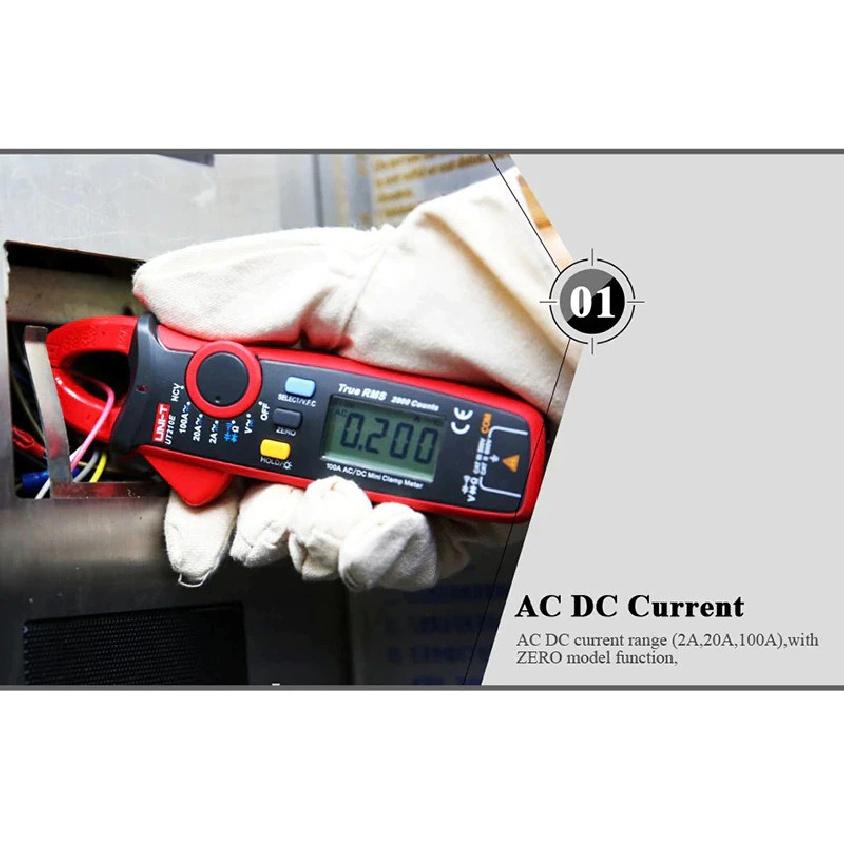 UNI-T Clamp Meter UT210E UT210D UT204 PLUS Current Pliers Hook Ammeter Digital Multimeter Professional Electrical Multi Tester
