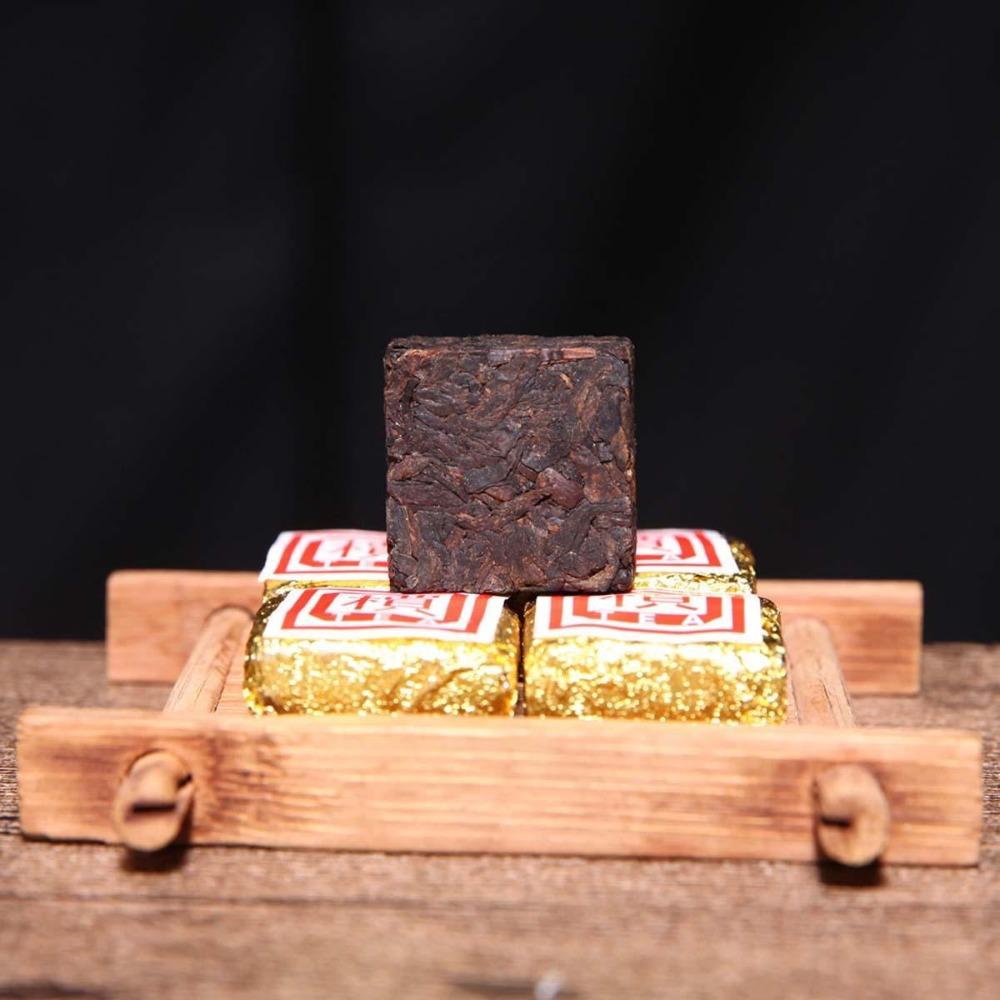 Yunnan Reifer Puerh Tee Ziegel Mini Quadratisch 50g 500g Großhandel Bohai