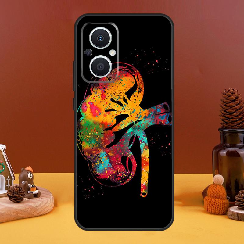 Human Heart Brain Lungs Case For OPPO Reno 10 Pro 11 F 4 5 6 7 8 Lite 4Z 5Z 8T OPPO Find X5 X2 X3 Lite X6 Pro Cover
