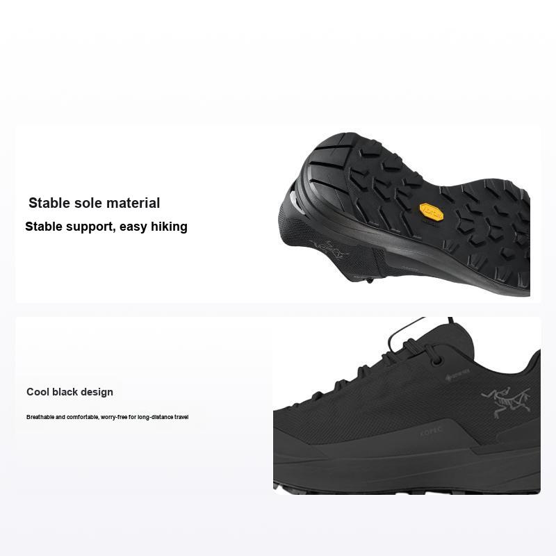 Arcteryx Kopec GTX Полиэстер Удобные Универсальные Низкие Туристические Ботинки Мужские туристические ботинки Черный X000009206-BLACK/BLACK 47⅓
