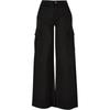 Urban Classics Womens/Ladies Twill High Waist Wide Leg Cargo Trousers