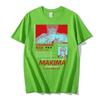 Muž motorovou pilou MAKIMA Japonské anime tričko Unisex Manga Trička s grafikou Trička Funny Cartoon Tričko Unisex Hip Hop Trička Unisex