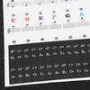 Piano Sticker Electronic Piano Removable Keyboard PVC Adhesive Staff Intonation Labels